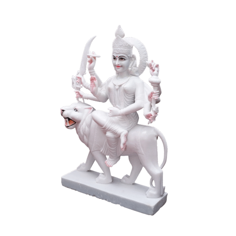 Marble Durga Mata Statue (Vietnam) - Image 3