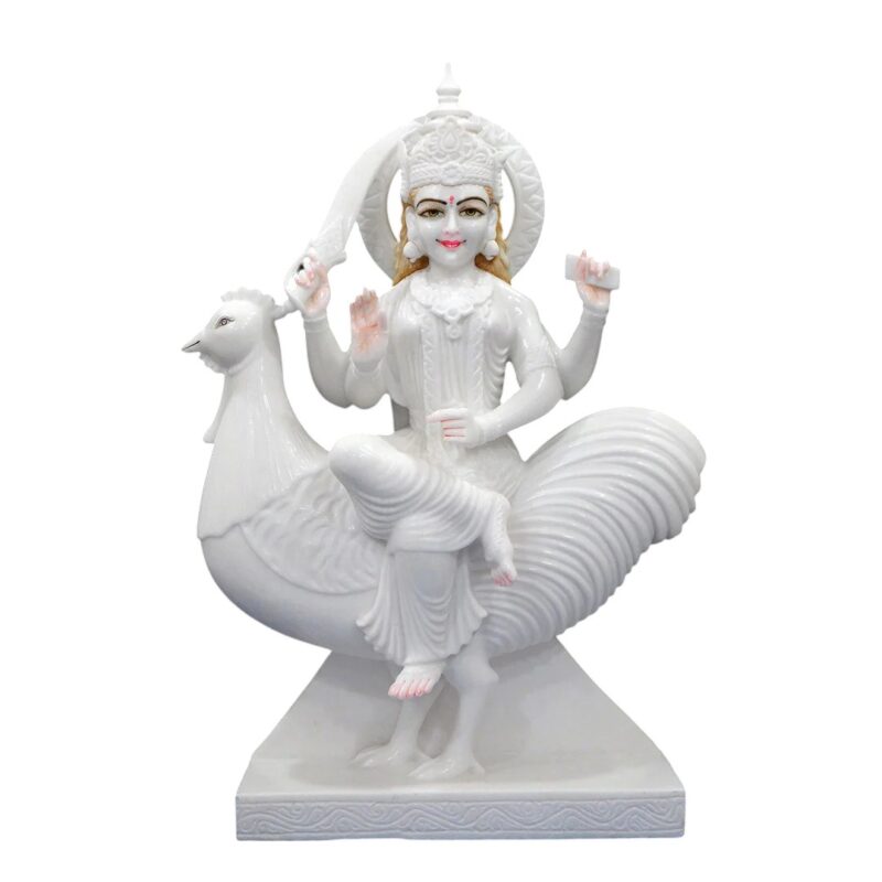 Bahuchara Mata Marble Statue For Temple (Vietnam)
