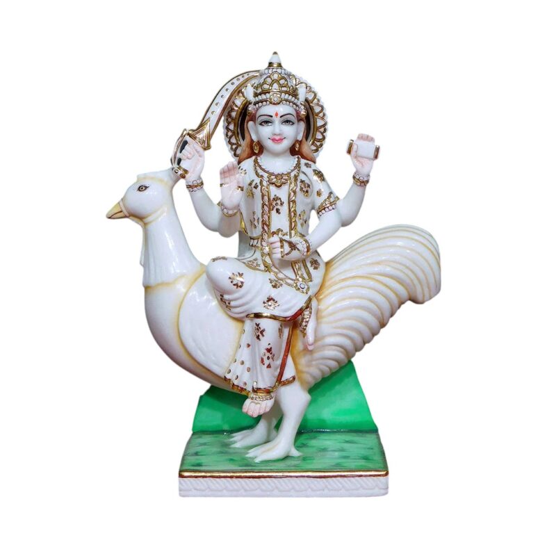 Bahuchara Mata Marble Statue (Vietnam)