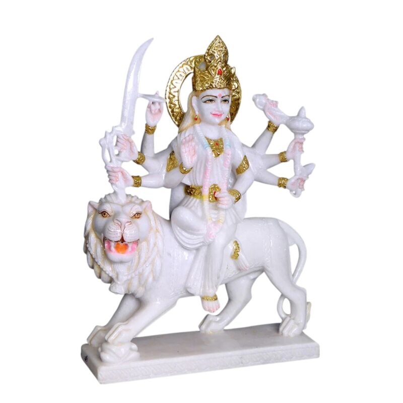 Durga Mata Marble Statue (Vietnam) - Image 4