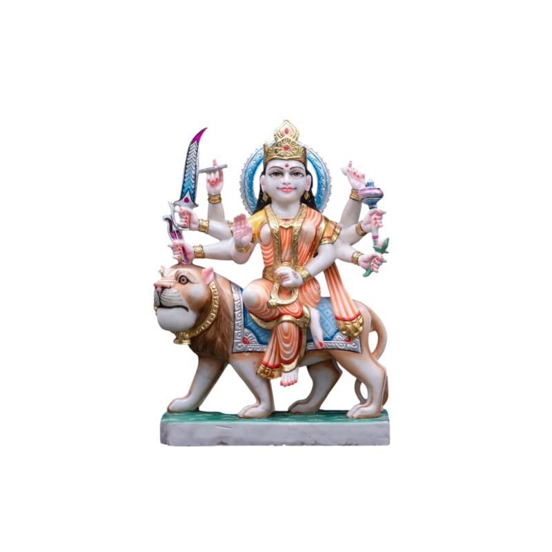 Durga Mata Marble Statue For Temple