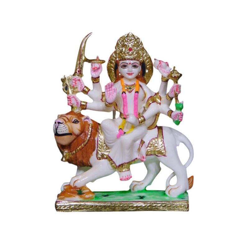 Durga Mata Marble Dust Statue For Temple