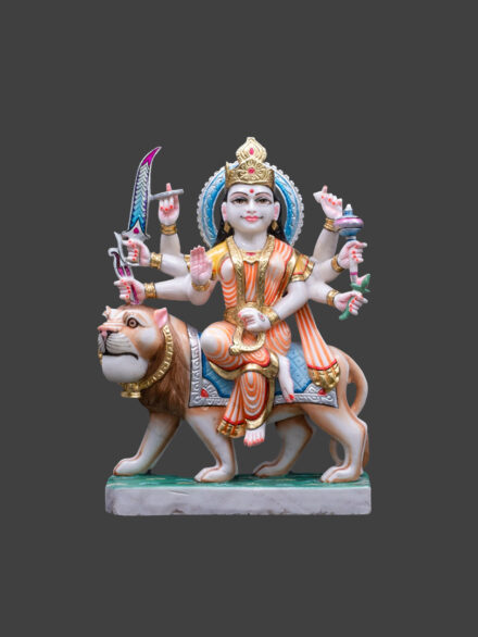 Durga Mata Marble Idol for Temple