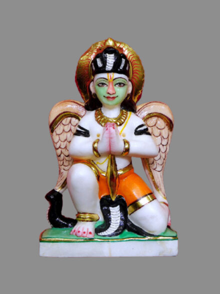 Garudh Ji Marble Idol