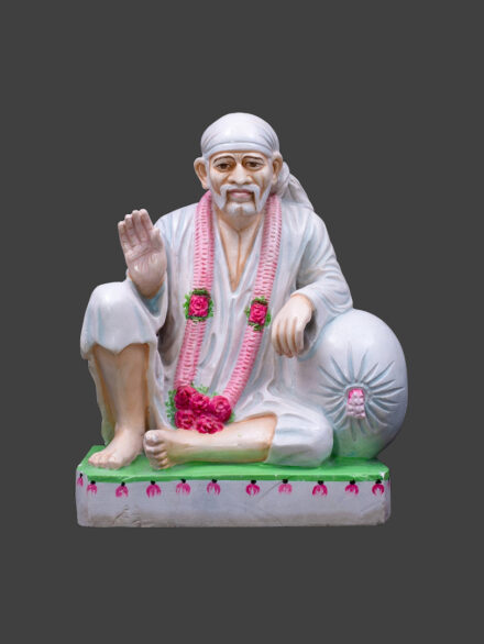 Traditional Sai Baba Marble Murti