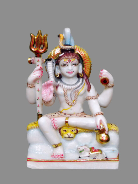 Shiv Ji Makrana Marble Statue
