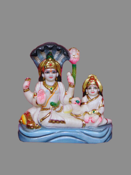 Sheshnag Shesh Shaiya Marble Murti for Temple